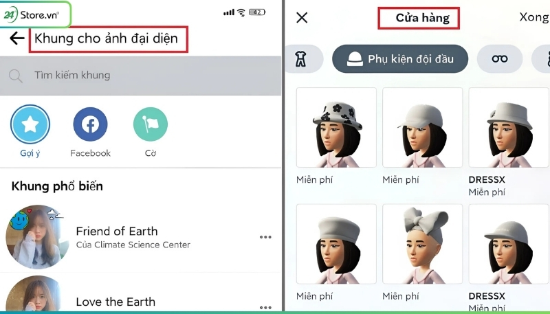 Cách tạo avatar Tết Facebook trên điện thoại