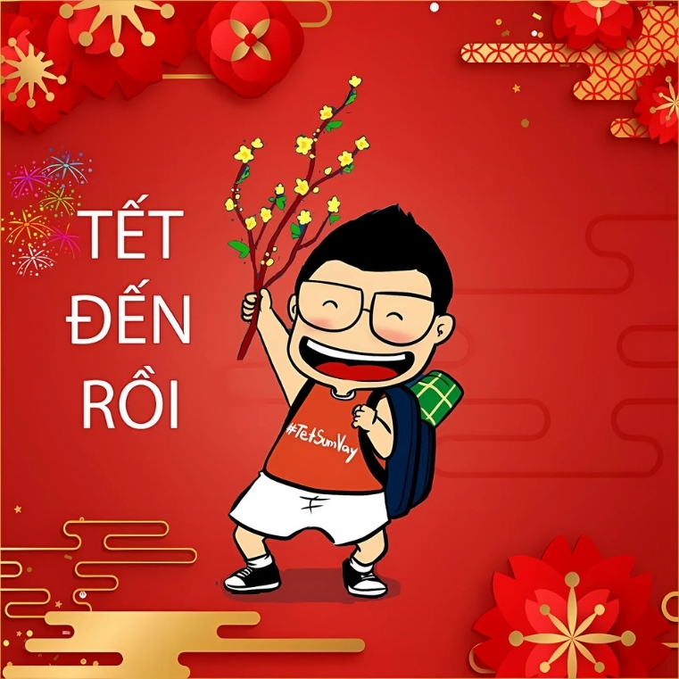 Avatar Tết chibi cute