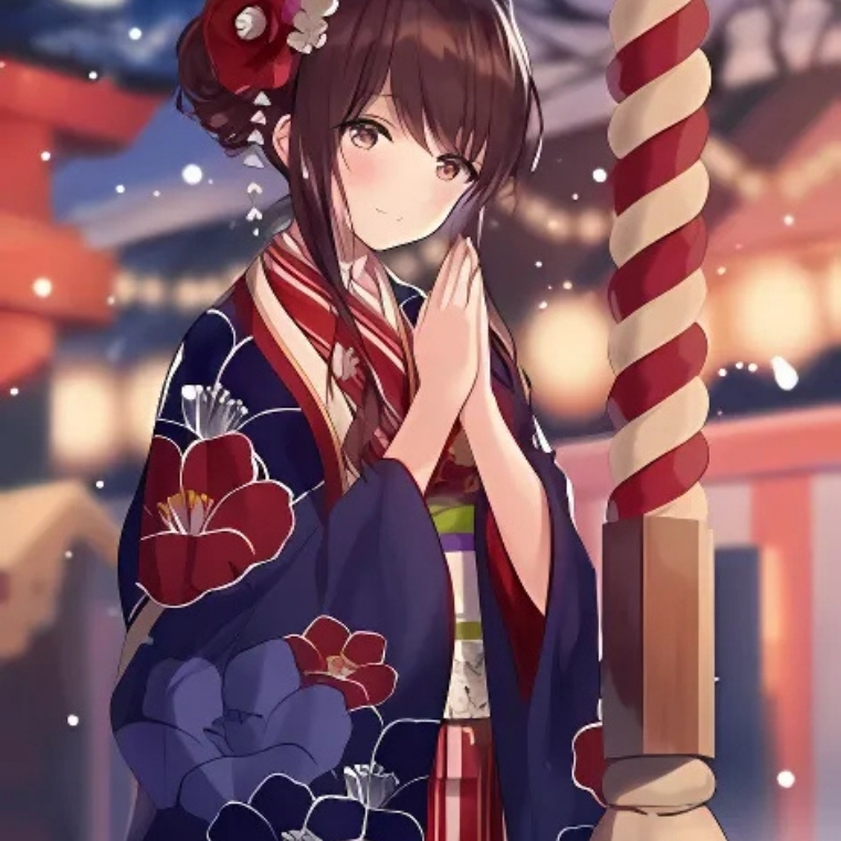 Avatar Tết cute anime