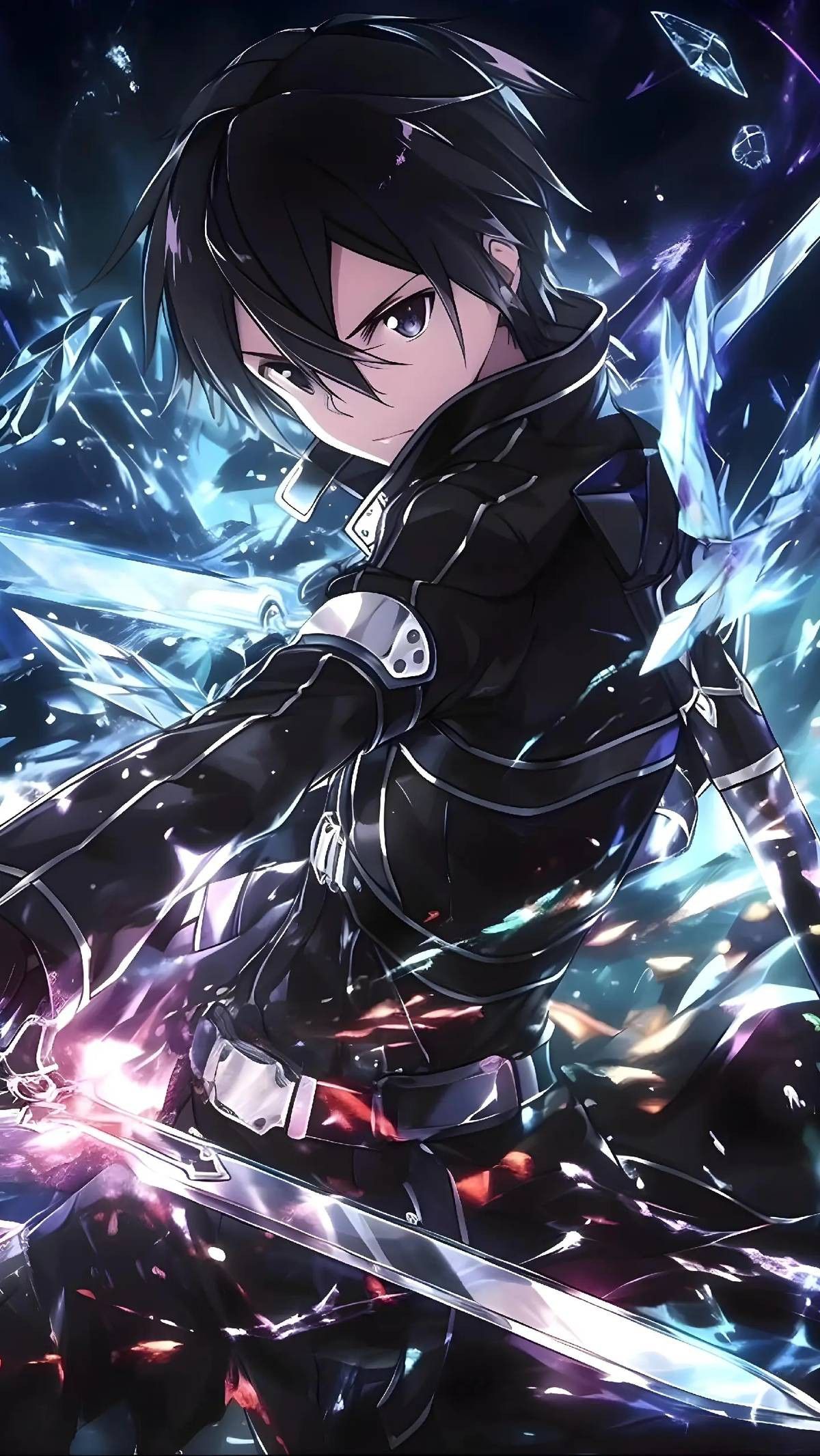 Cầm hai kiếm là biết Kirito đang bật chế độ nghiêm túc rồi