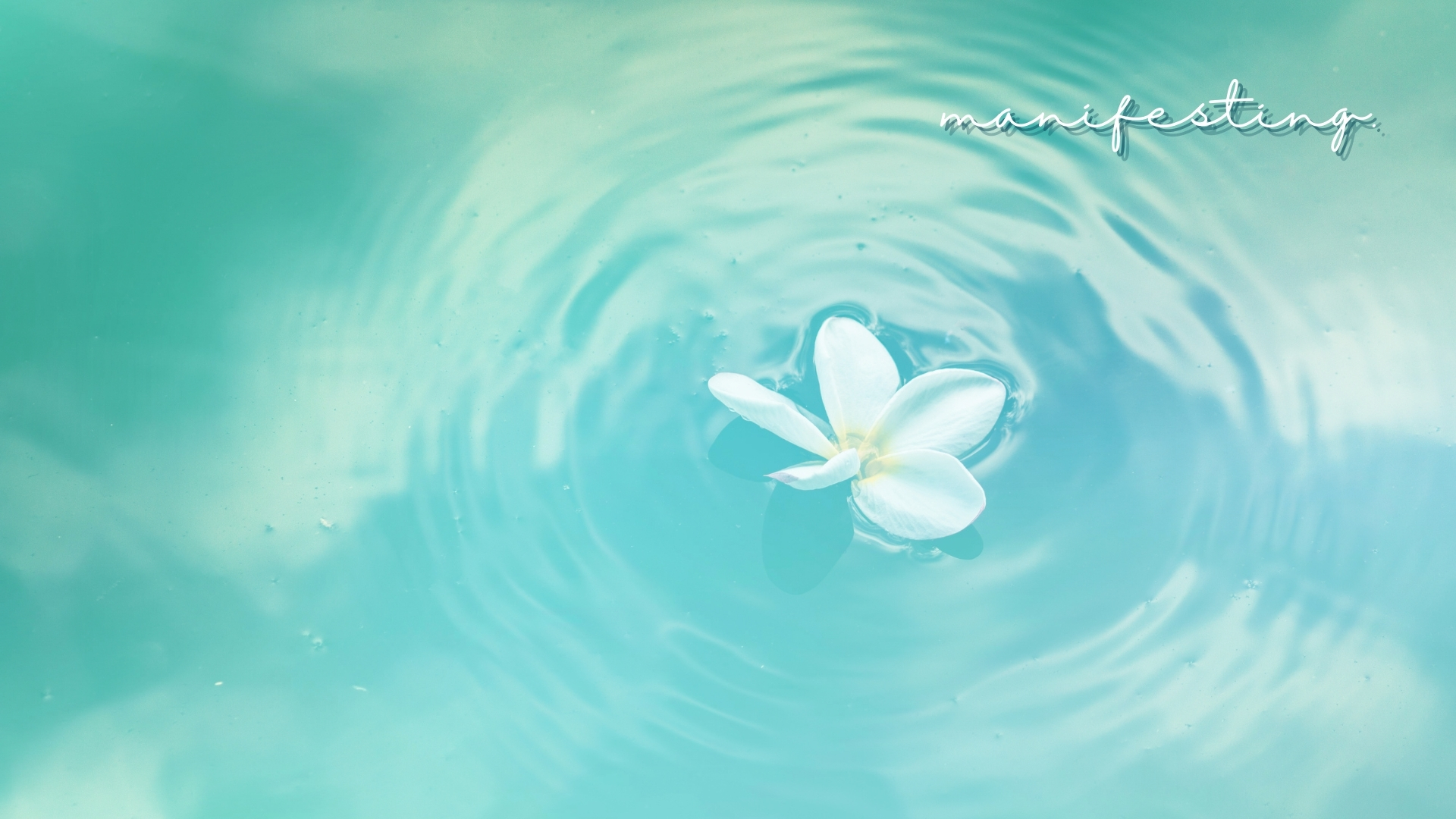 background xanh hoa