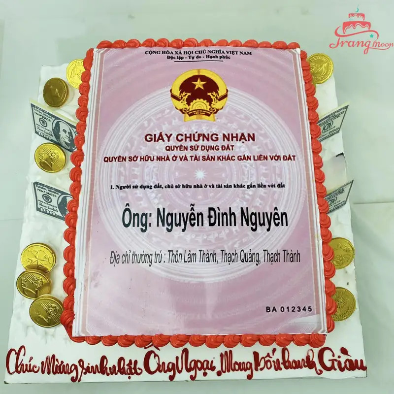 Bánh sinh nhật bựa cho nữ với thông điệp hài hước, ấn tượng
