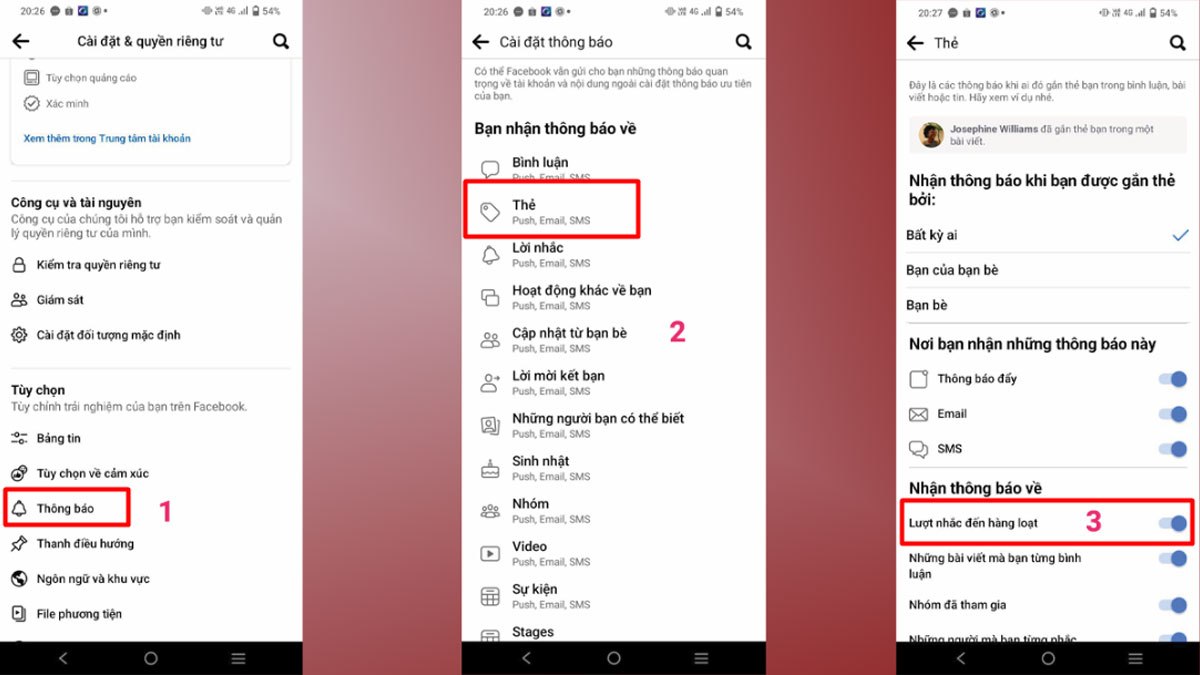 Cách tắt thông báo nêu bật trên Facebook bước 3
