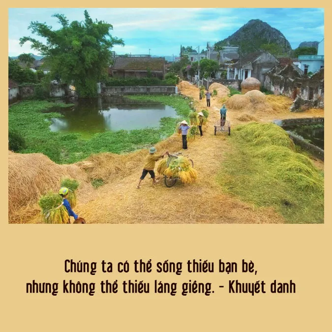 Ca dao, tục ngữ, câu nói hay về tình làng nghĩa xóm sâu sắc