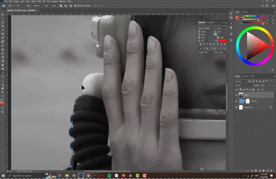 Bài học Photoshop cơ bản - Sử dụng Pentool cắt hình