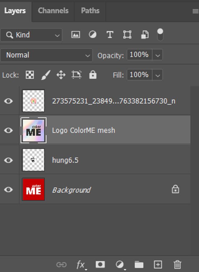 Bài học Photoshop cơ bản - Thay đổi thứ tự layer