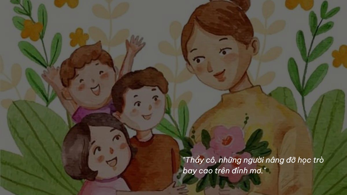 Những câu nói hay về thầy cô ngắn