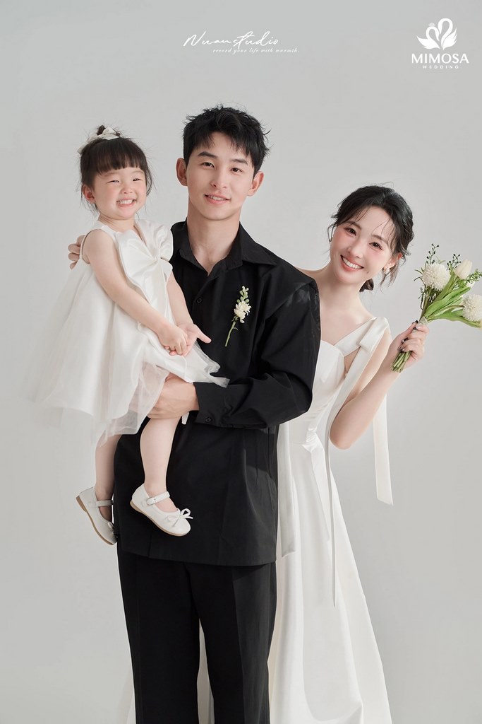 chụp ảnh gia đình kiểu hàn quốc