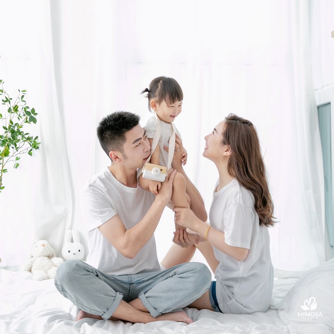 chụp ảnh gia đình kiểu hàn quốc