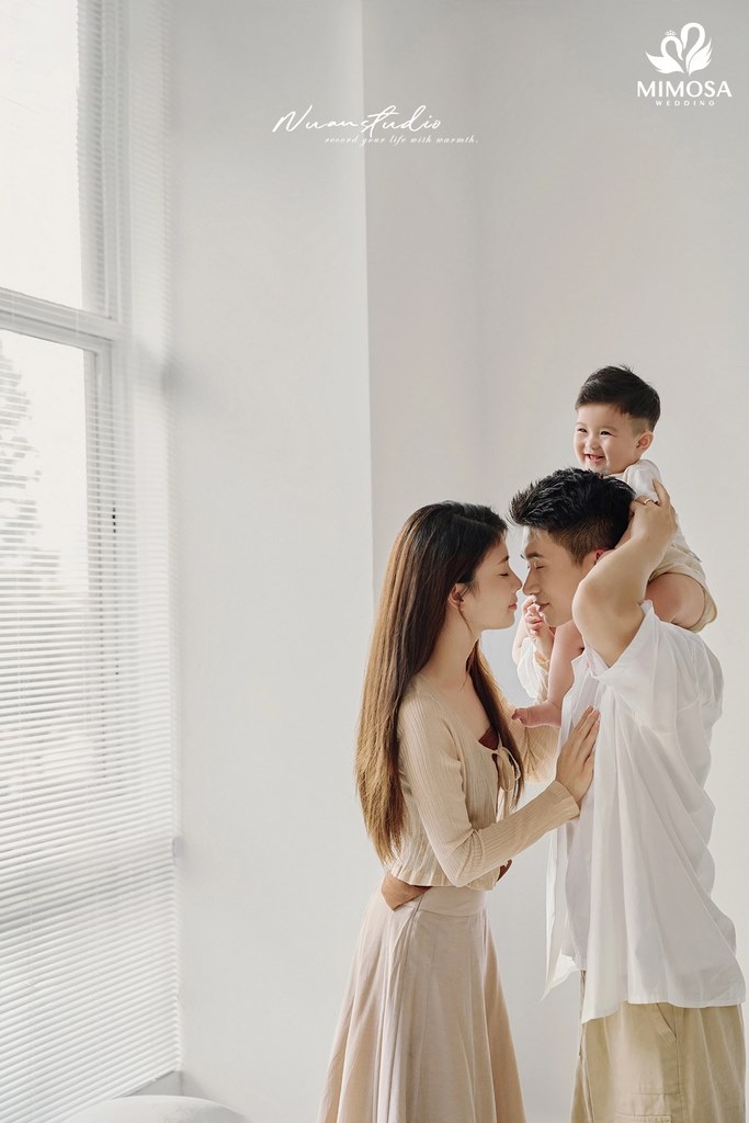 chụp ảnh gia đình kiểu hàn quốc