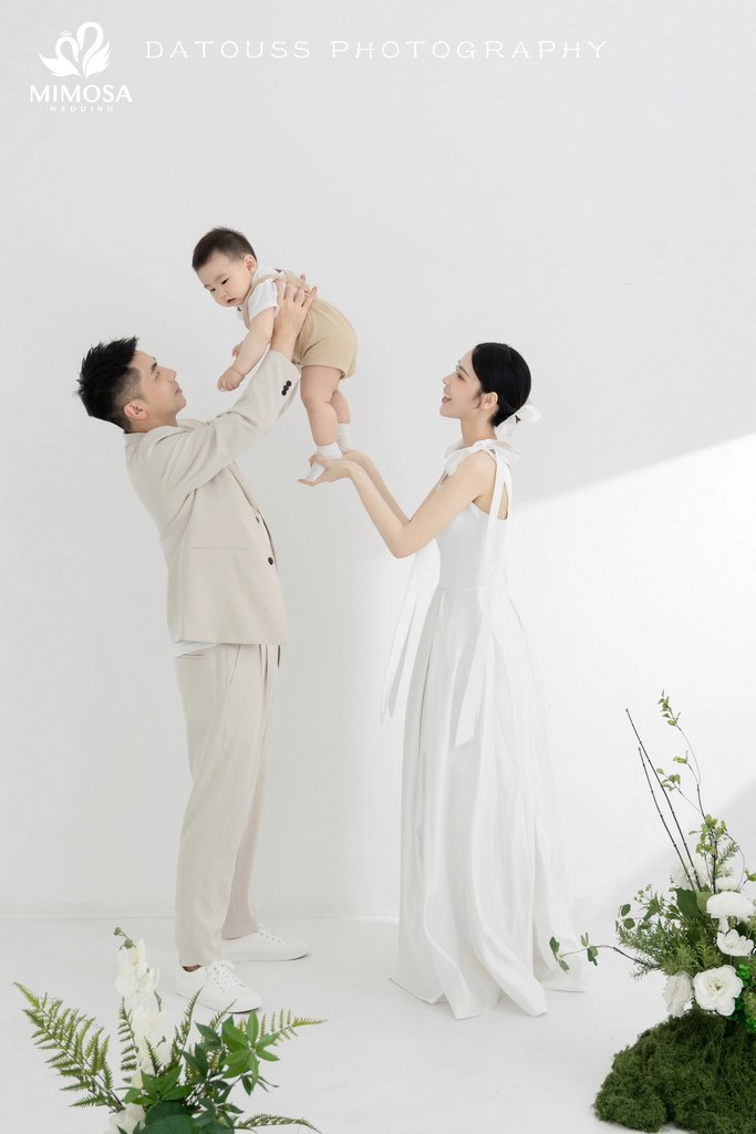 chụp ảnh gia đình kiểu hàn quốc