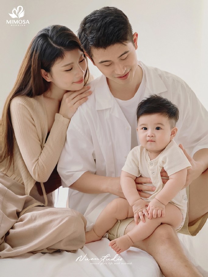 chụp ảnh gia đình kiểu hàn quốc