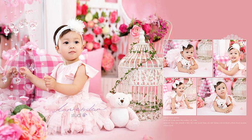 Giá chụp hình sinh nhật cho bé concept tone hồng bao nhiêu