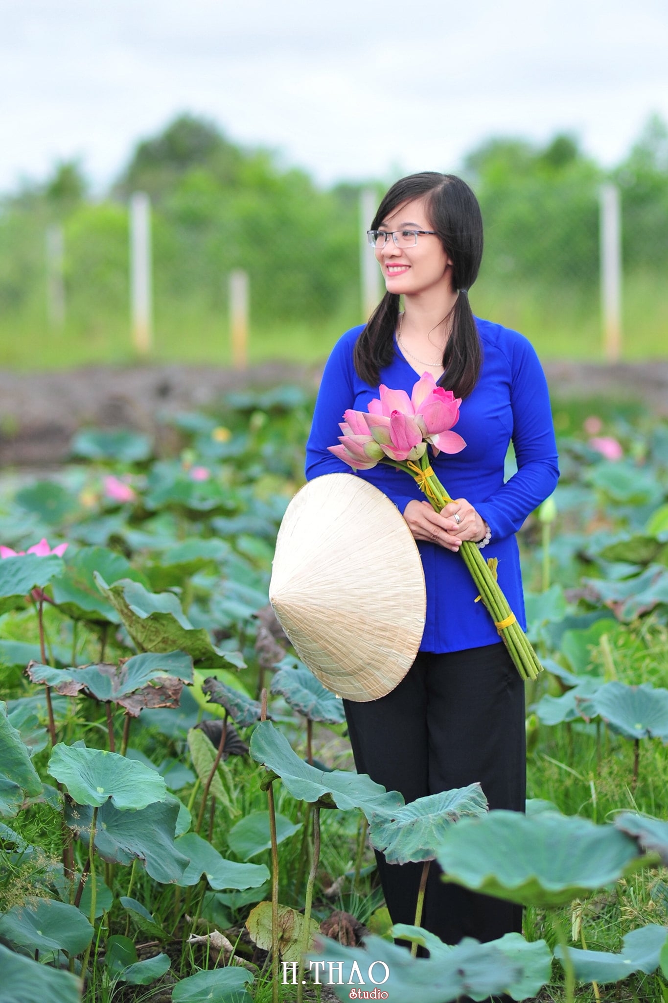 Hoa sen 12 - Tháng 6, chụp hình với hoa sen tại Tam đa quận 9 - Tp.HCM