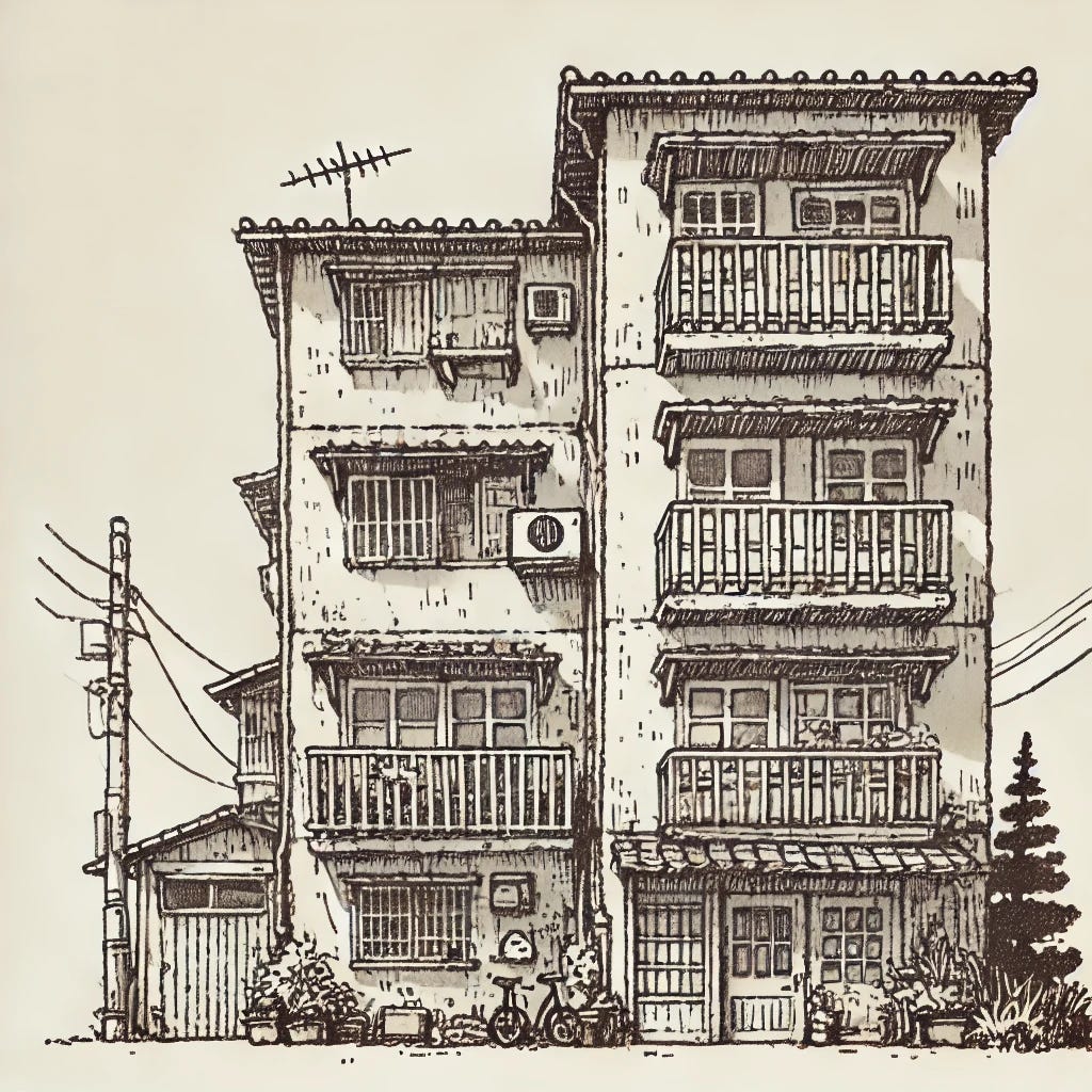 Ngôi nhà cũ kĩ