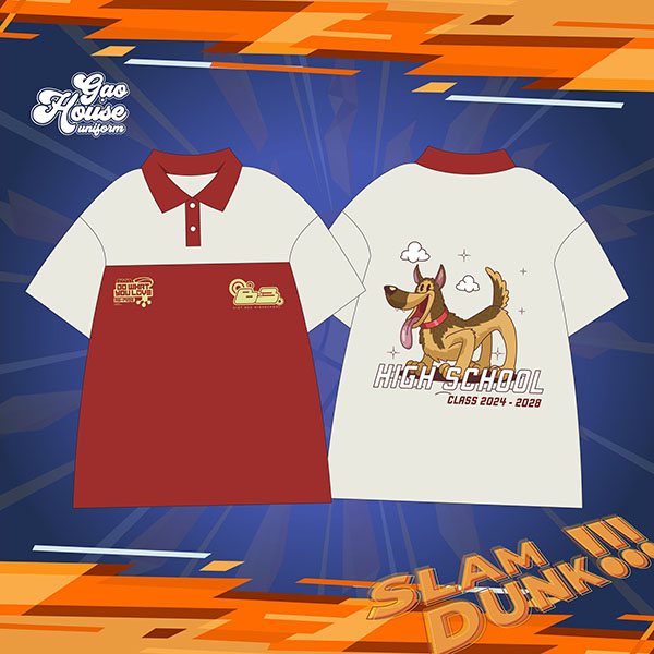 Logo áo lớp hình con chó đẹp