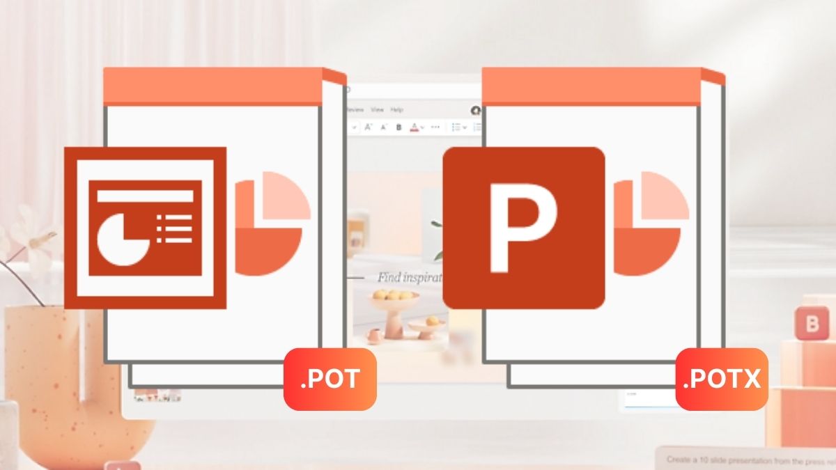 Đuôi file .POT và .POTX