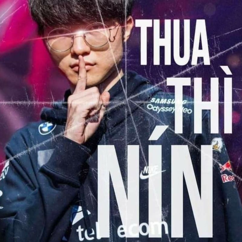 faker meme thua thì nín