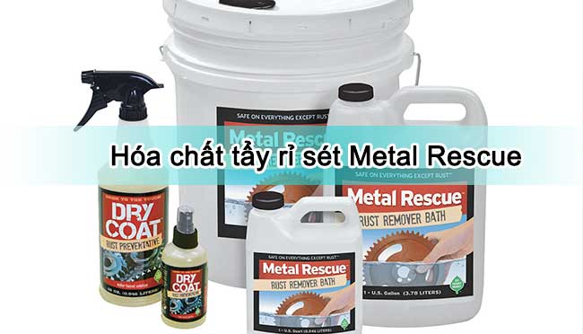 Sử dụng chất tẩy gỉ sét chuyên dùng