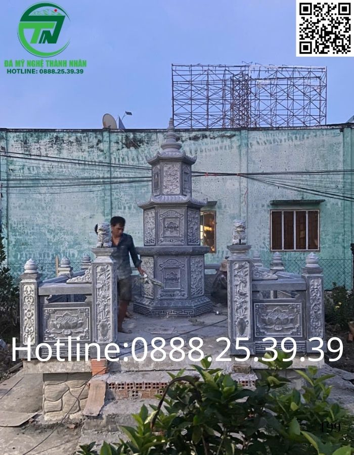 Mộ Tháp Đá Phật Giáo Đẹp Bán Ở Sóc Trăng