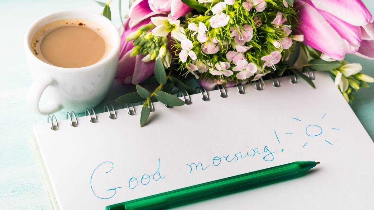 Hình ảnh chúc ngày mới tươi sáng