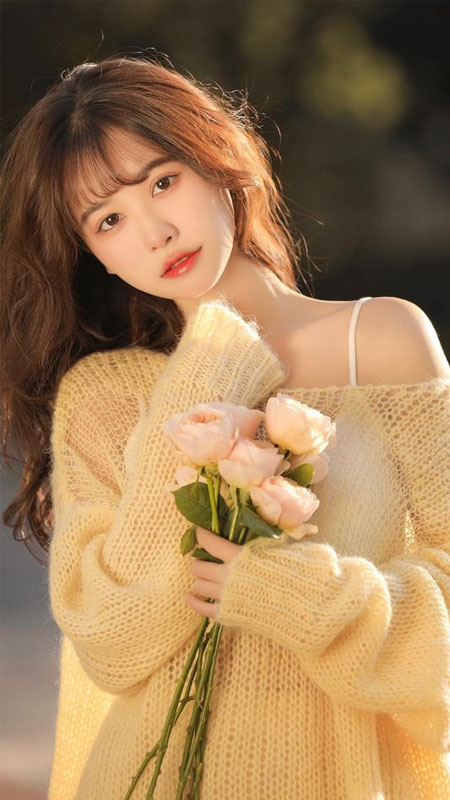 Hình con gái vintage cực chill