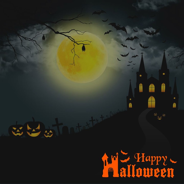 Lâu đài ma Halloween
