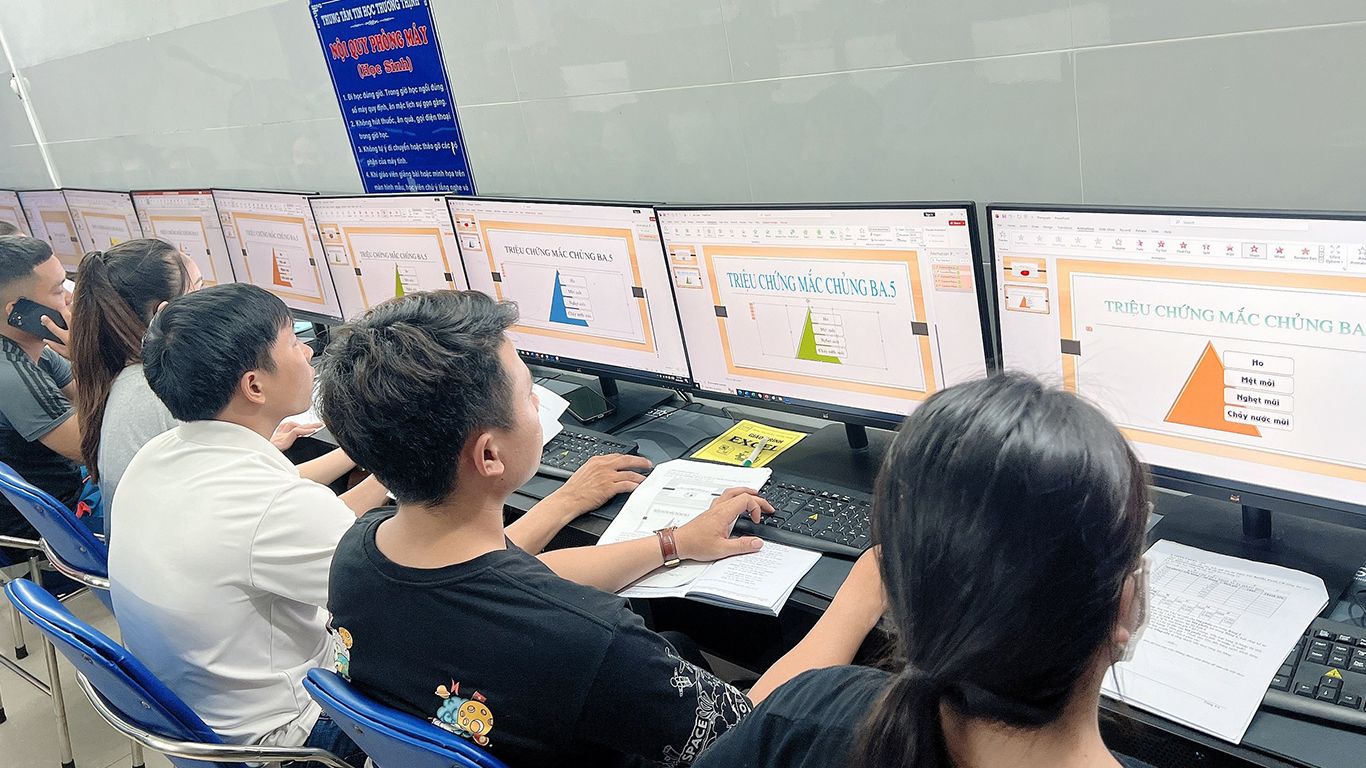 Lớp học powerpoint tại vũng tàu
