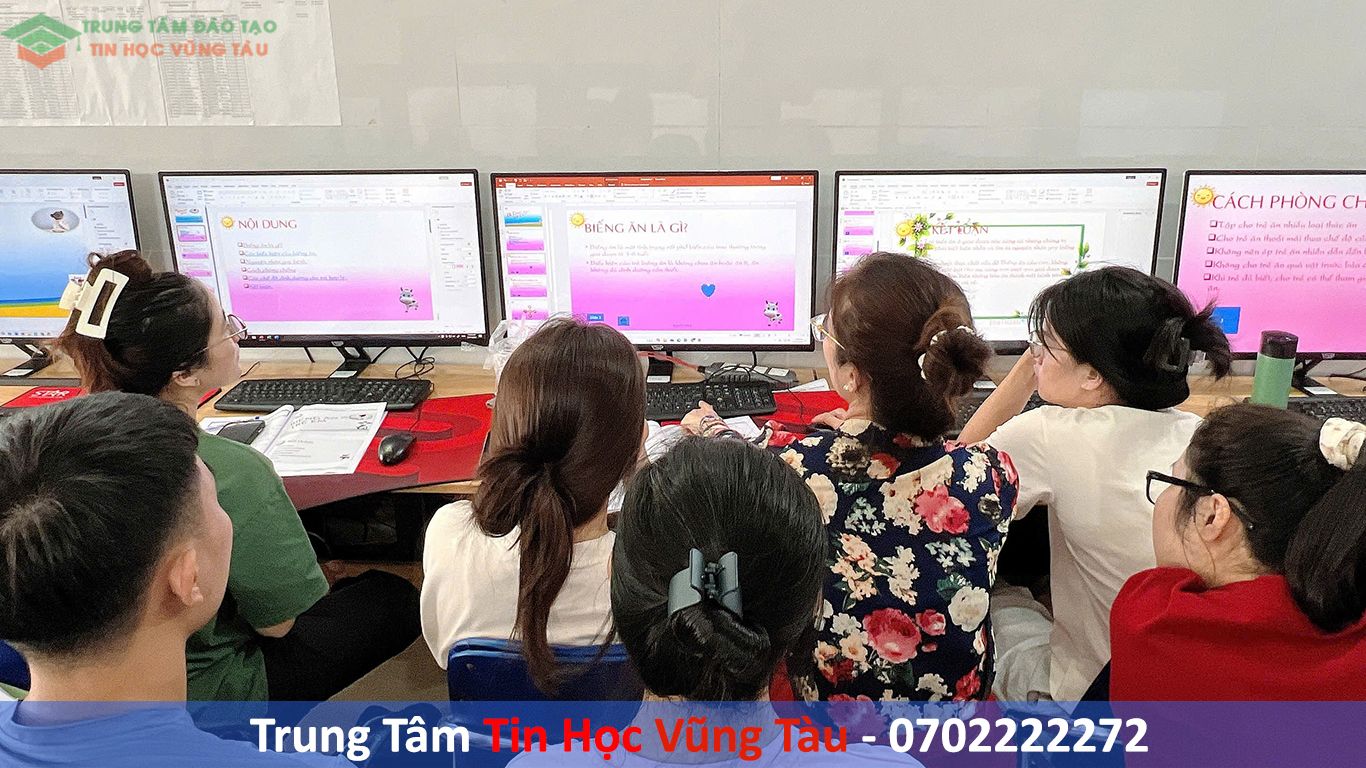 Lớp học powerpoint tại vũng tàu