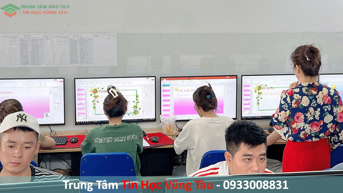 Khóa học powerpoint cơ bản vũng tàu