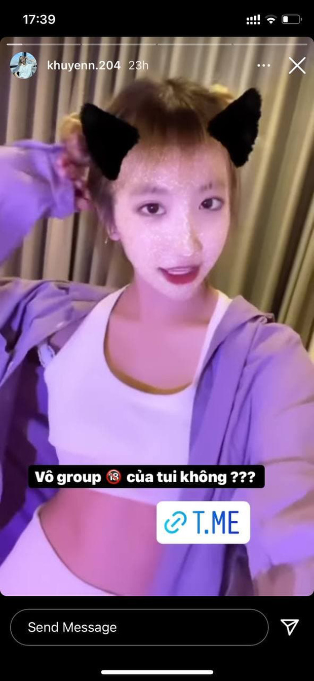 Bất ngờ xuất hiện thông tin người yêu mới Duy Nhỏ rủ khán giả tham gia group 18+