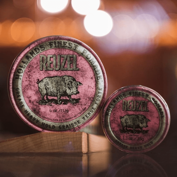 Sáp vuốt tóc gốc dầu Reuzel Pomade Pink – Lợn hồng