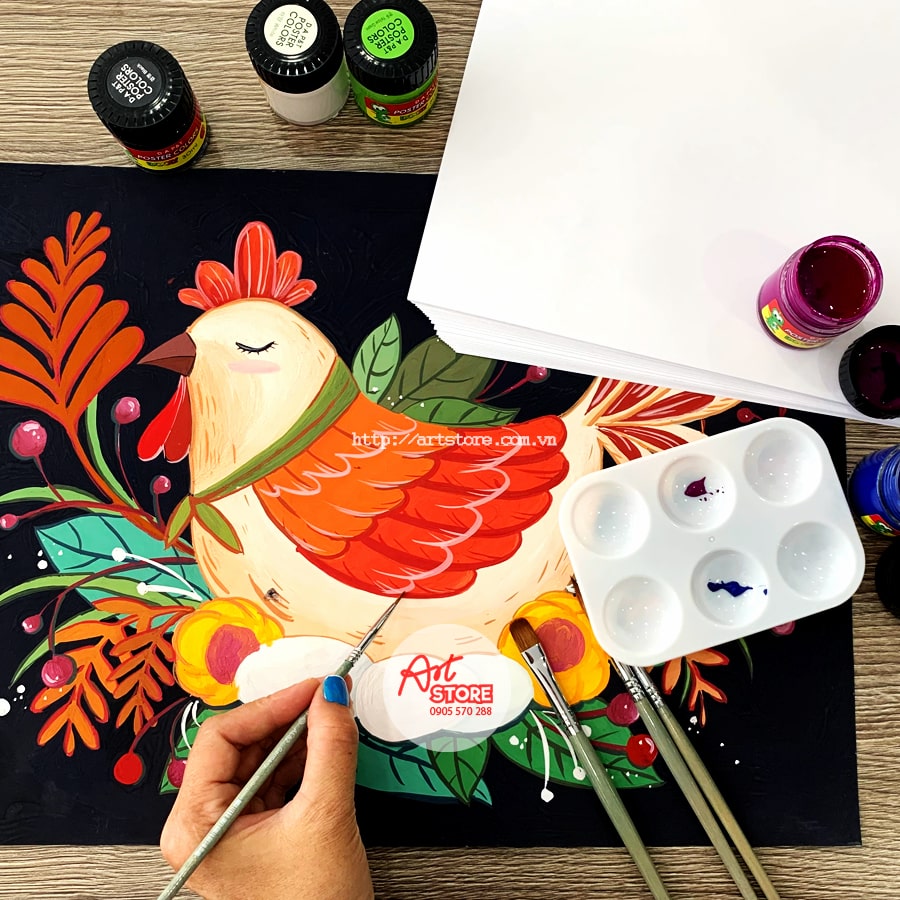 Giấy Ruki Trắng Hai Mặt Khổ A4A3 Định Lượng 180gsm