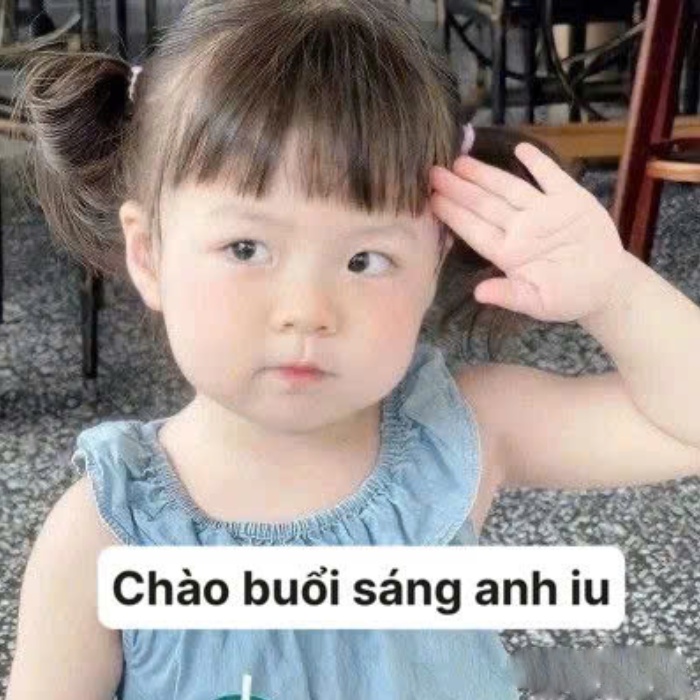 Cảm giác thư giãn với meme chào buổi sáng