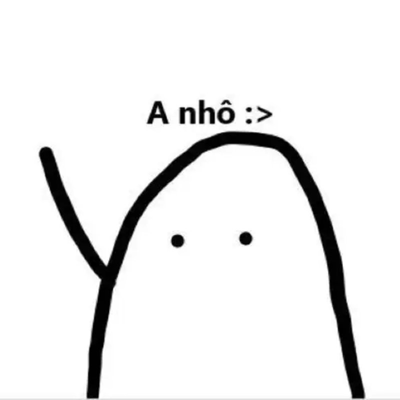 meme xin chào