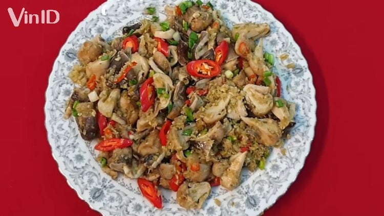 Nấm rơm xào sả chay
