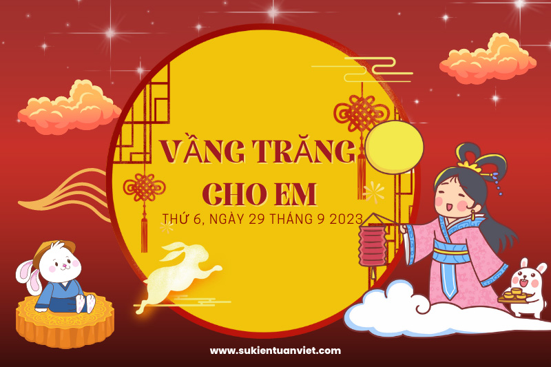 backdrop đêm hội trăng rằm