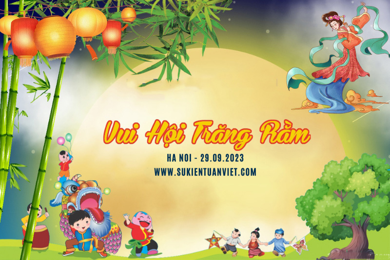 backdrop trung thu