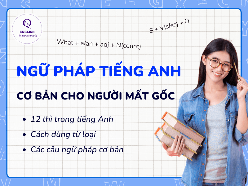 [TỔNG HỢP] Ngữ pháp tiếng Anh cho người mất căn bản