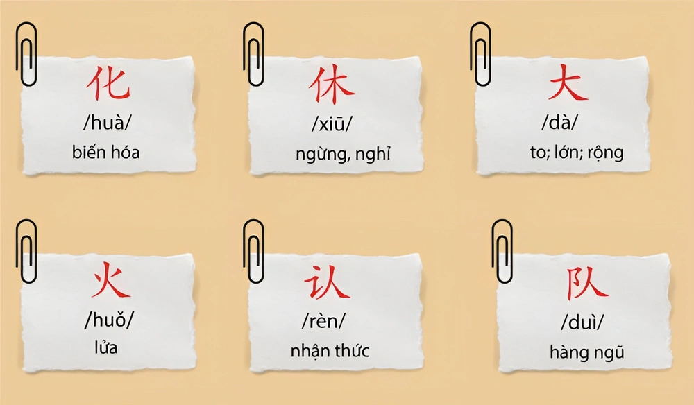 từ đơn chứa bộ nhân