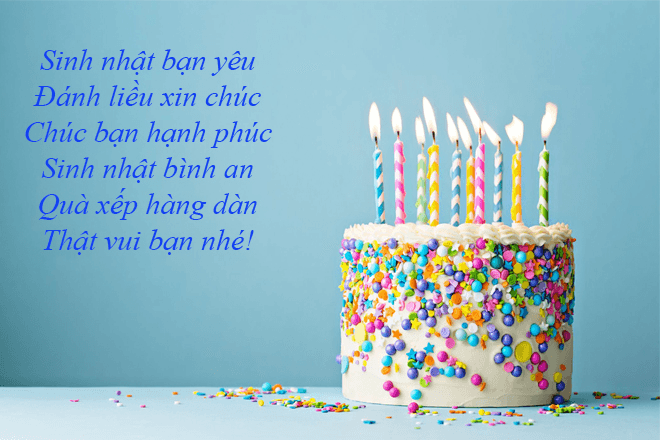 lời chúc sinh nhật bạn