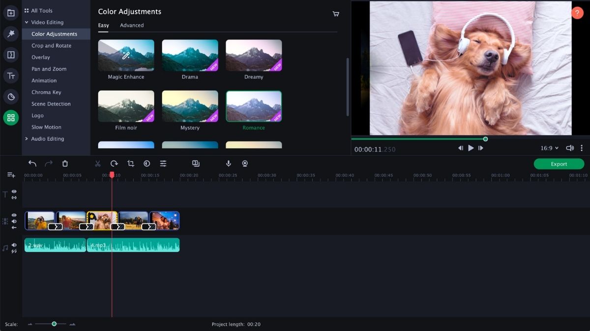 Phần mềm làm video trên máy tính Movavi Slideshow Maker