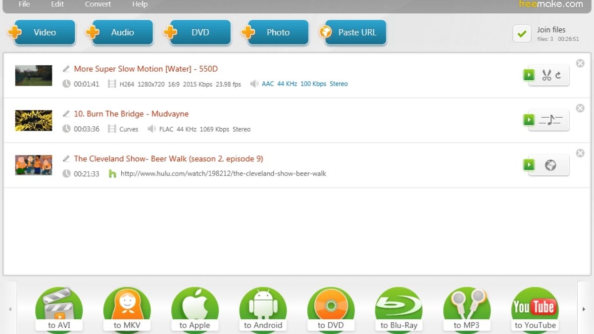 Freemake Video Converter - Phần mềm làm video tốt
