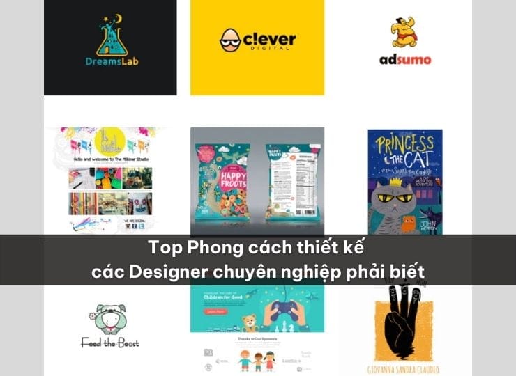 Top Phong cách thiết kế - Phong cách vui nhộn