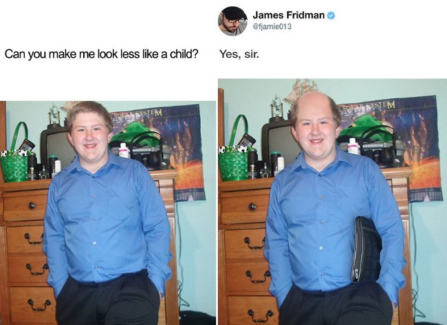 Chết cười với màn chỉnh sửa ảnh siêu hài khi nhờ "thánh troll photoshop"