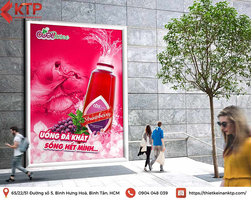 vị trí đặt poster