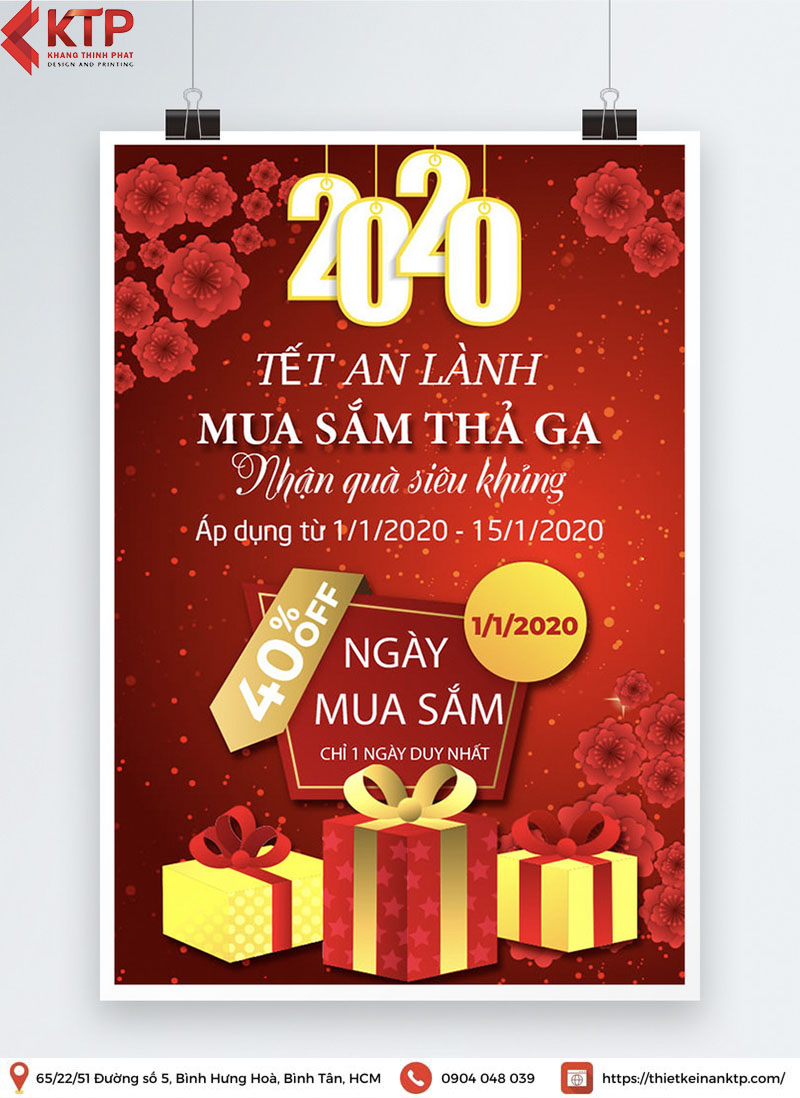 mẫu poster đẹp cho ngày Tết