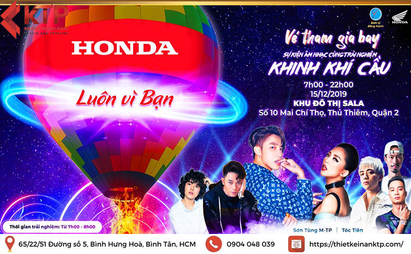 poster Đêm nhạc của Honda