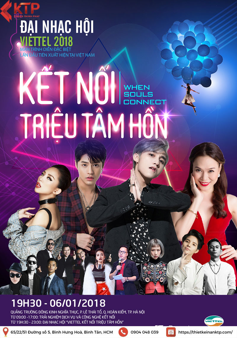 poster Đêm nhạc Viettel