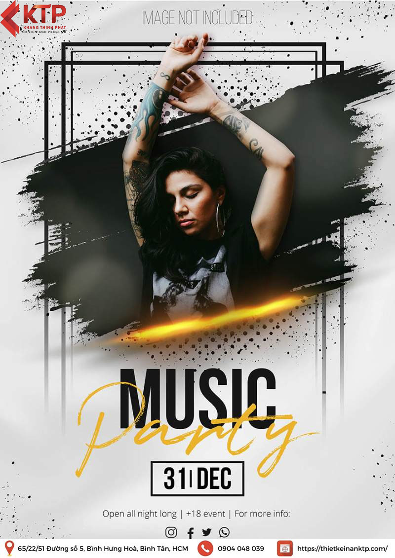 kích thước poster đứng cho chủ thể